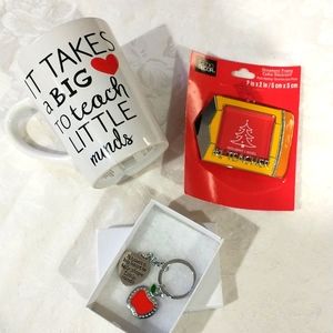 NWOT Teacher Trio - Mug, Keychain, Ornament